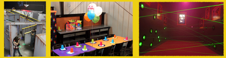 Adrenaline Zone Laser Tag / AZ Party Room / Heist Pictures